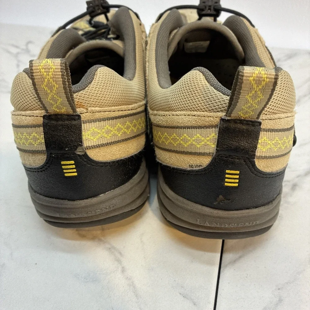 Lands' End Beige Mesh Hiking Shoes Trail Water Outdoor Gorpcore Men's 10.5D